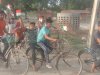 पहला कदम फाउंडेशन के तत्वावधान में राष्ट्र एकता के लिए  युवाओं ने निकाली साइकिल रैली