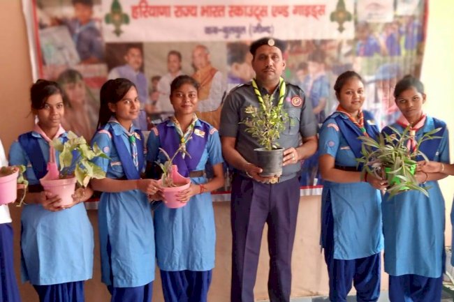 स्काउट स्थापना दिवस मनाया 