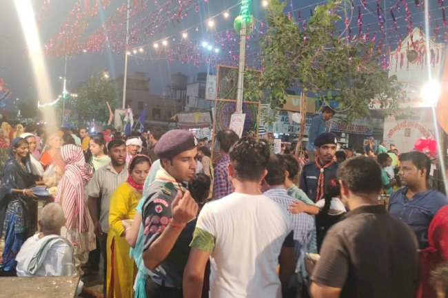 पहला कदम फाउंडेशन, पीटी उषा ओपन ग्रुप व सुभाष चन्द्र बोस ओपन ग्रुप ने छड़ियों का मेला में की सेवा 