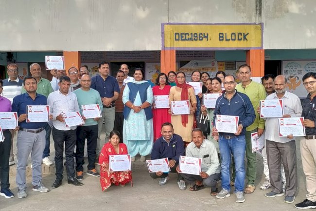 424 प्राथमिक विद्यालयों के बालवाटिका शिक्षकों को किया प्रशिक्षित  