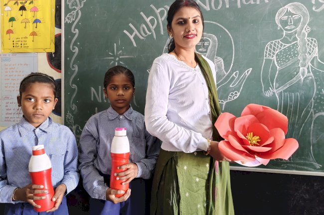 निपुण अभियान के तहत मनाया विश्व महिला दिवस 