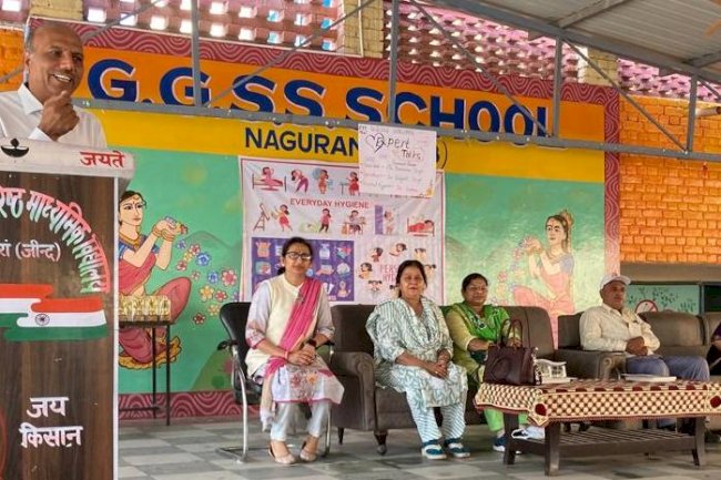 पीएमश्री राजकीय कन्या वरिष्ट माध्यमिक विद्यालय नगुरा मे हुआ कार्यक्रम 