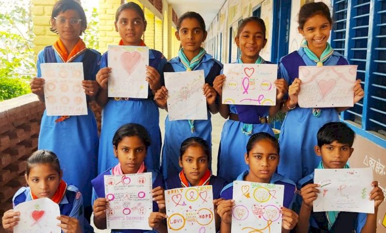 गाइड विंग ने चलाया केंसर जागरूकता अभियान 