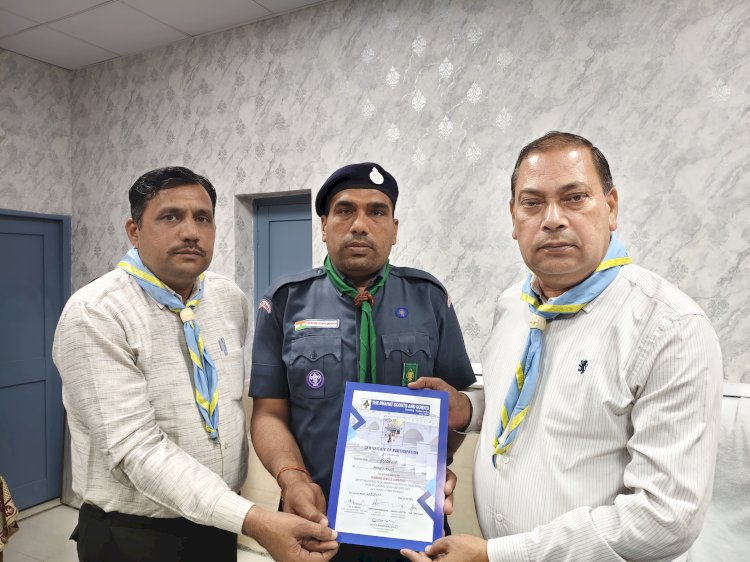 जिला सचिव बनने पर सुदेश सहरावत को किया सम्मानित 